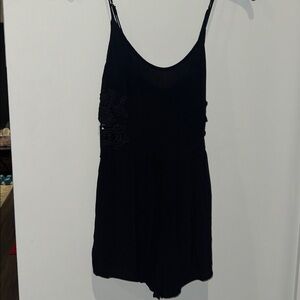 Sleeveless Black Romper